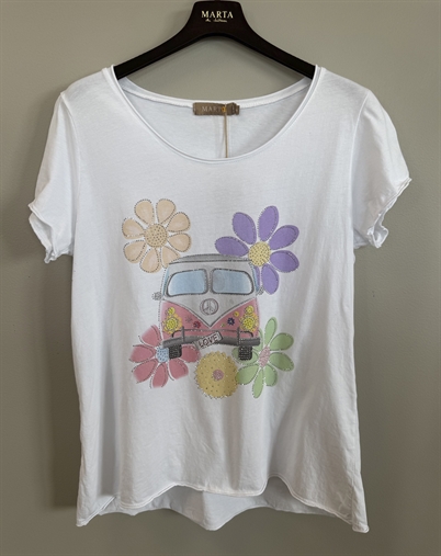 Marta Du Chateau - MDCMarie T-Shirt - Flower Bus